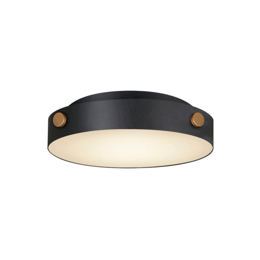 Maxim - 42129BKAB - LED Flush Mount - Rivet - Black / Antique Brass