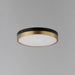 Maxim - 59702WTBKAB - LED Flush Mount - Dapper - Black / Antique Brass