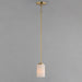 Maxim - 90030SWSBR - One Light Mini Pendant - Deven - Satin Brass