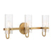 Eurofase - 45463-013 - Three Light Vanity - Brook - Brass