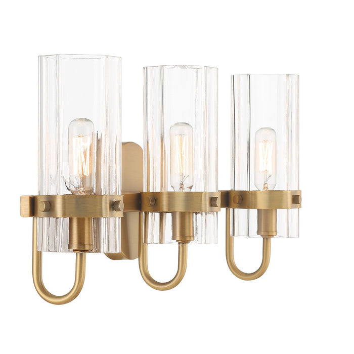 Eurofase - 45463-013 - Three Light Vanity - Brook - Brass