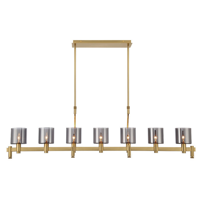 Eurofase - 45653-018 - Seven Light Chandelier - Decato - Brushed Gold