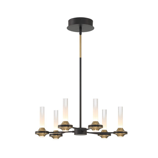 Eurofase - 45712-012 - LED Chandelier - Torcia - Black and Brass