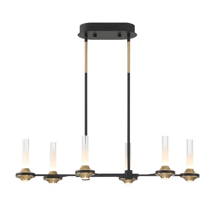 Eurofase - 45713-019 - LED Chandelier - Torcia - Black and Brass