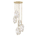 Eurofase - 46465-016 - Five Light Pendant - Heera - Brass