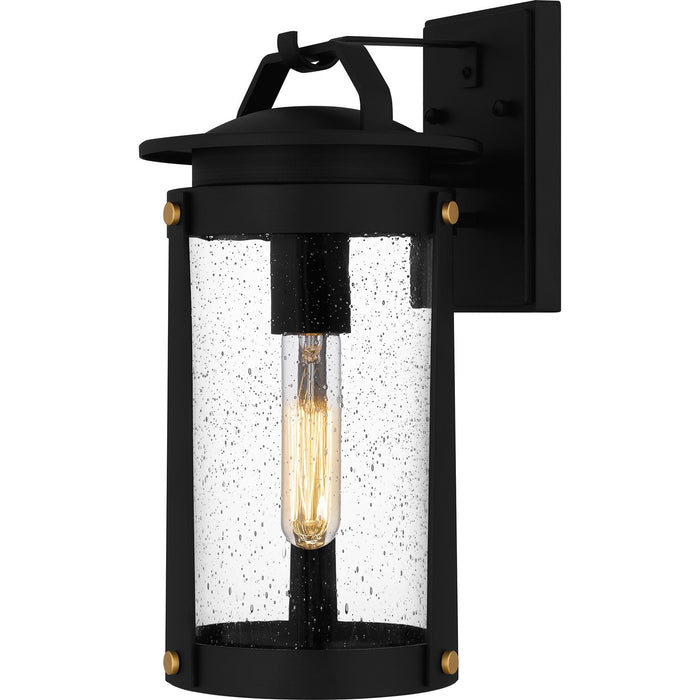 Quoizel - CLI8407EK - One Light Outdoor Wall Mount - Clifton - Earth Black