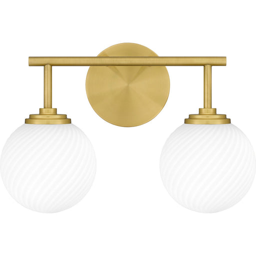 Quoizel - ELO8615AB - Two Light Bath - Eloise - Aged Brass