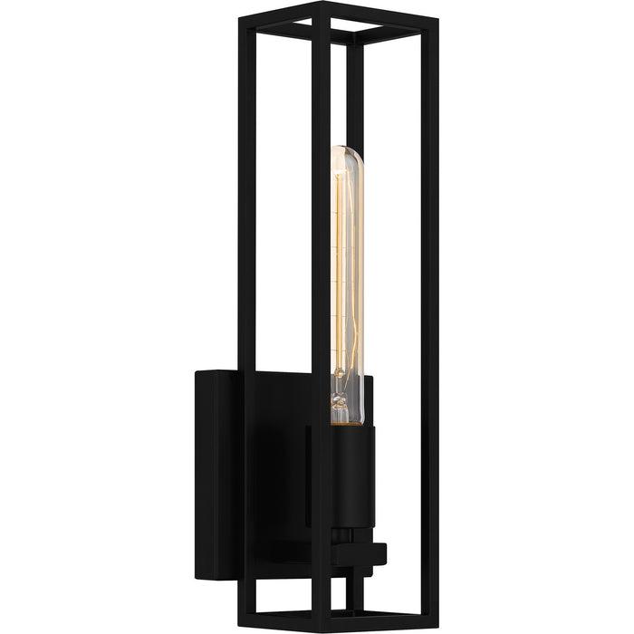 Quoizel - LGN8605MBK - One Light Wall Sconce - Leighton - Matte Black