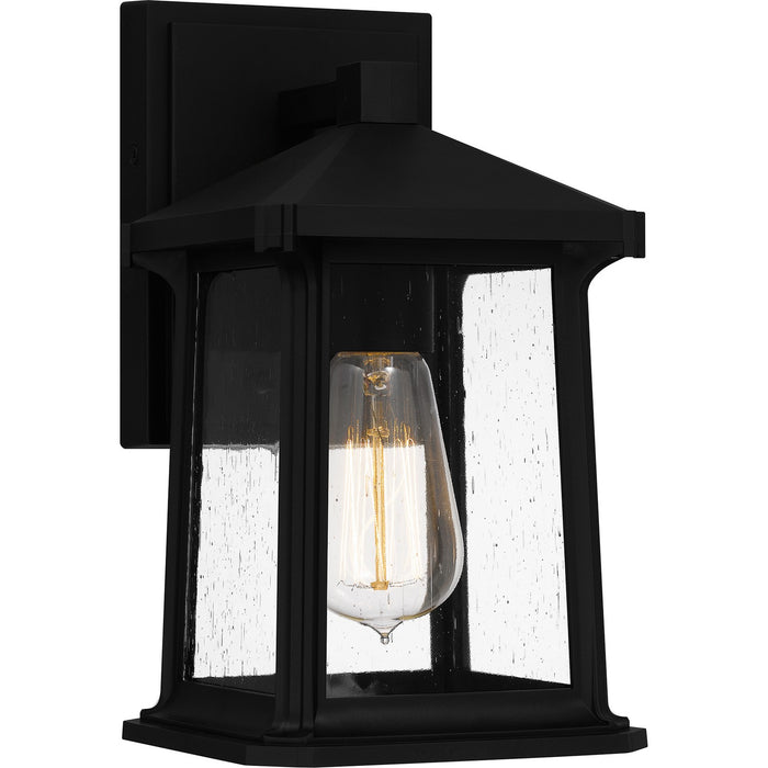 Quoizel - SAT8406MBK - One Light Outdoor Wall Mount - Satterfield - Matte Black