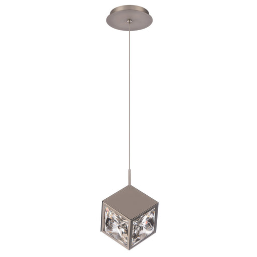 W.A.C. Lighting - PD-29308-BN - LED Mini Pendant - Ice Cube - Brushed Nickel