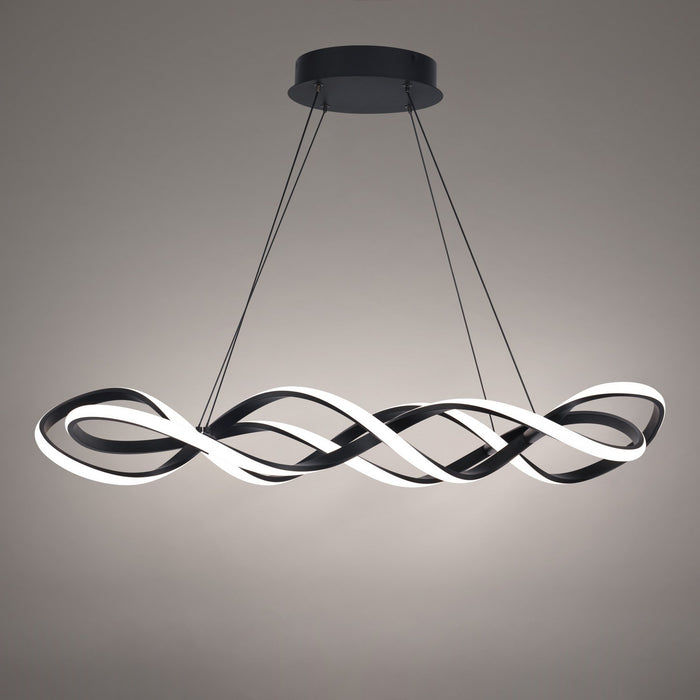 W.A.C. Lighting - PD-47839-BK - LED Pendant - Interlace - Black