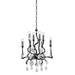 Corbett Lighting - 414-23-BSL - Eight Light Chandelier - Aveline - Black Silver Leaf