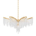 Corbett Lighting - 415-23-GL - Five Light Chandelier - Pandora - Gold Leaf