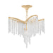 Corbett Lighting - 415-32-GL - Seven Light Chandelier - Pandora - Gold Leaf