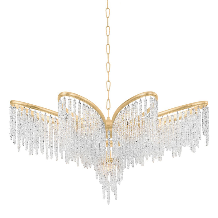 Corbett Lighting - 415-48-GL - Nine Light Chandelier - Pandora - Gold Leaf