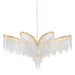 Corbett Lighting - 415-48-GL - Nine Light Chandelier - Pandora - Gold Leaf