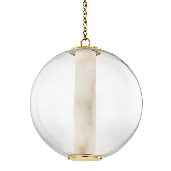 Corbett Lighting - 432-20-VB - LED Pendant - Pietra - Vintage Brass