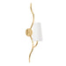 Corbett Lighting - 436-16-VGL - One Light Wall Sconce - Cortona - Vintage Gold Leaf