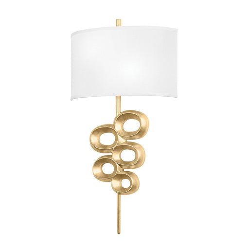 Corbett Lighting - 450-16-VGL - Two Light Wall Sconce - Tourmaline - Vintage Gold Leaf