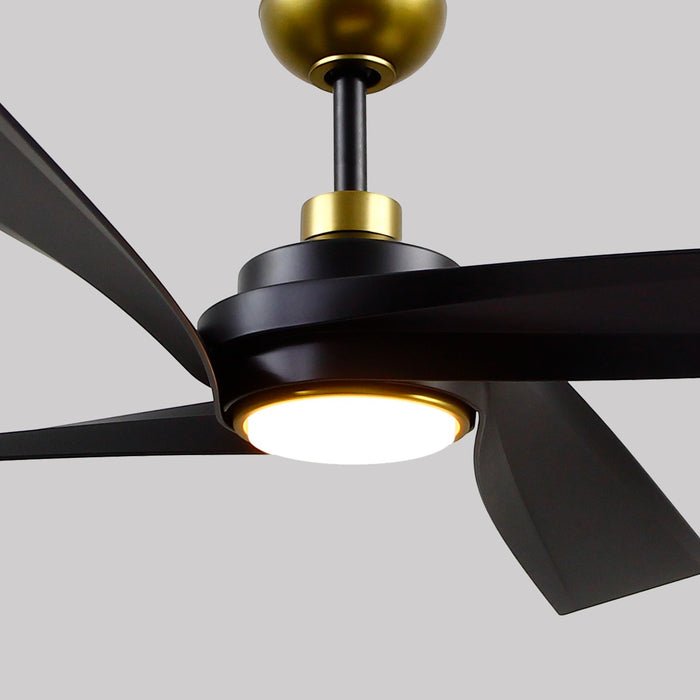 Kuzco Lighting - CF96956-BG - 56" Ceiling Fan - Horizon - Brushed Gold