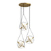 Kuzco Lighting - CH76728-BG - LED Chandelier - Aries - Brushed Gold