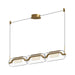 Kuzco Lighting - LP28543-BG - LED Linear Pendant - Hilo - Brushed Gold