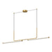 Kuzco Lighting - LP73073-BG - LED Linear Pendant - Vesper - Brushed Gold