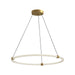 Kuzco Lighting - PD24732-BG - LED Pendant - Bruni - Brushed Gold