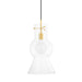 Mitzi - H702701L-AGB - One Light Pendant - Mirabel - Aged Brass