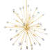 Mitzi - H727809-AGB - Nine Light Chandelier - Genesis - Aged Brass