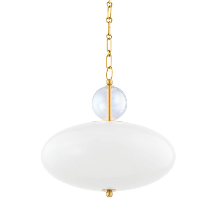 Mitzi - H729701-AGB - One Light Pendant - Viviana - Aged Brass