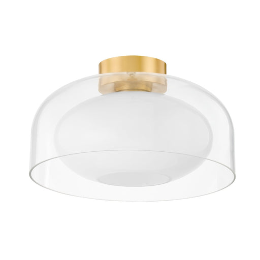 Mitzi - H746501-AGB - One Light Flush Mount - Giovanna - Aged Brass