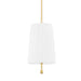 Mitzi - H748701-AGB - One Light Pendant - Adeline - Aged Brass