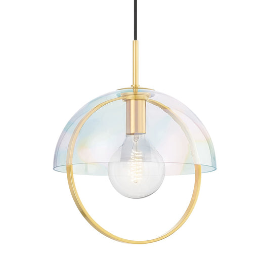 Mitzi - H752701L-AGB - One Light Pendant - Meriah - Aged Brass