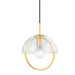 Mitzi - H752701S-AGB - One Light Pendant - Meriah - Aged Brass