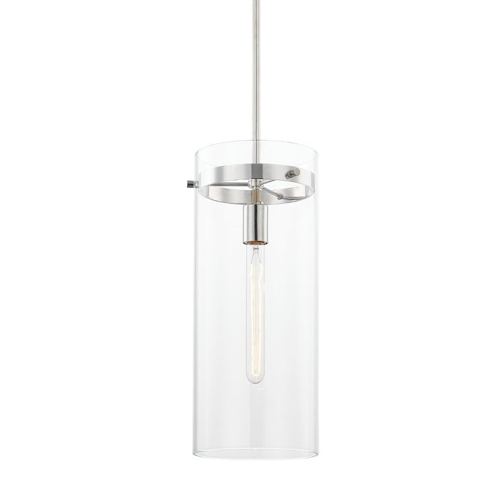 Mitzi - H756701L-PN - One Light Pendant - Haisley - Polished Nickel