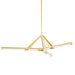 Hudson Valley - 3046-AGB - LED Chandelier - Jonas - Aged Brass