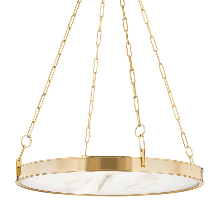 Hudson Valley - 7230-AGB - LED Chandelier - Kirby - Aged Brass