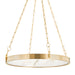 Hudson Valley - 7230-AGB - LED Chandelier - Kirby - Aged Brass