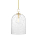 Hudson Valley - 7514-AGB - One Light Pendant - Belleville - Aged Brass