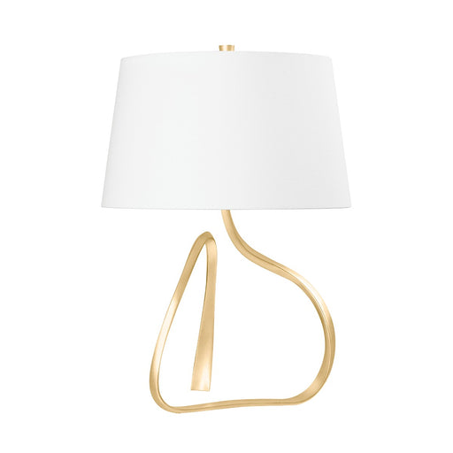 Hudson Valley - L2018-VGL - One Light Table Lamp - Tharold - Vintage Gold Leaf