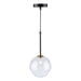 Artcraft - AC11761VB - One Light Pendant - Aurelia - Matte Black & Brass