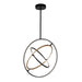 Artcraft - AC6741BB - LED Pendant - Trilogy - Black & Brass