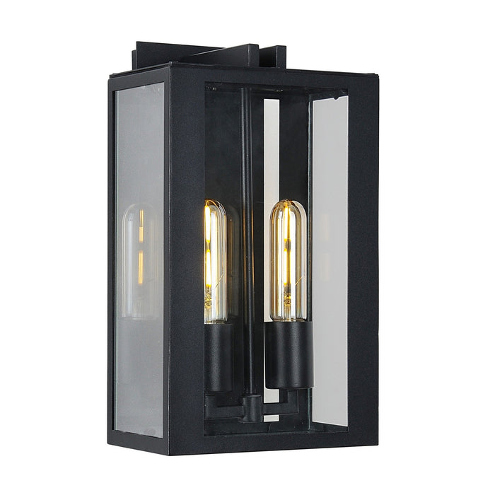 Artcraft - AC8790BK - Two Light Outdoor Wall Mount - Waterville - Matte Black