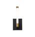 Artcraft - SC13081BB - LED Wall Sconce - Infiniti - Matte Black & Brass