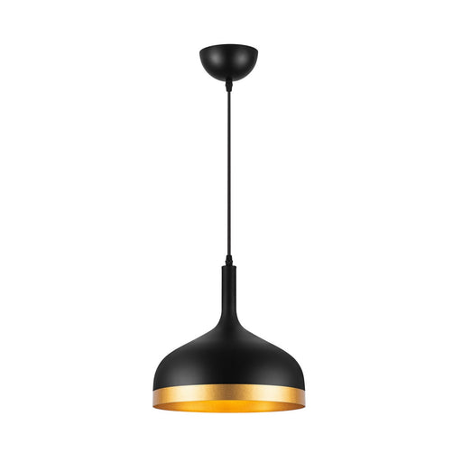 Artcraft - SC13350BK - One Light Pendant - Dash - Black & Gold