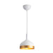 Artcraft - SC13351WH - One Light Pendant - Dash - White & Gold