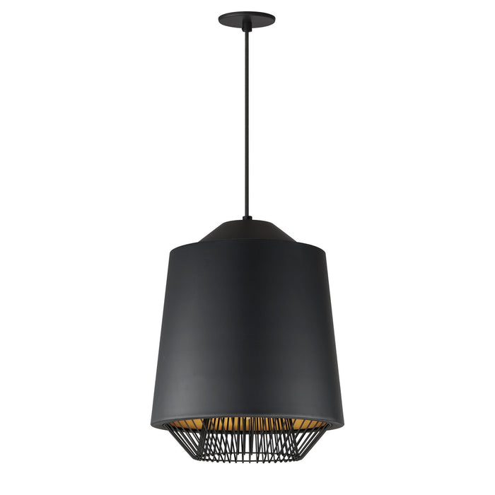 ET2 - E11392-BKGLD - LED Pendant - Phoenix - Black / Gold