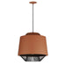 ET2 - E11394-BRKBK - LED Pendant - Phoenix - Brick/Black