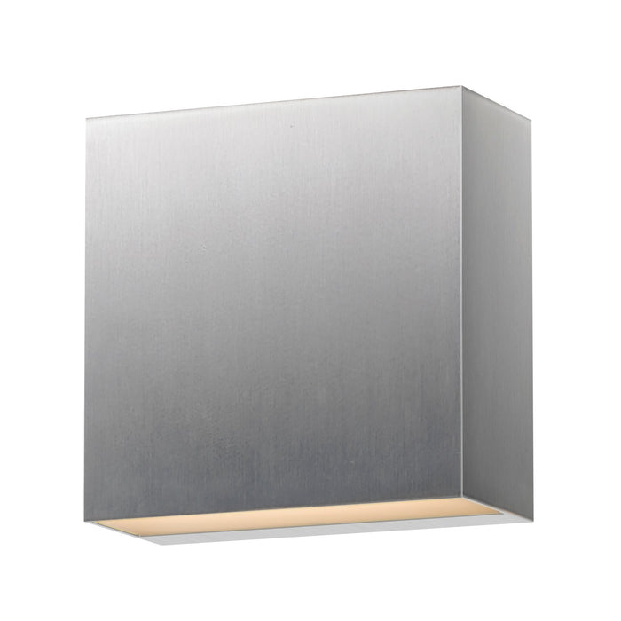 ET2 - E23224-SA - LED Outdoor Wall Sconce - Cubed - Satin Aluminum